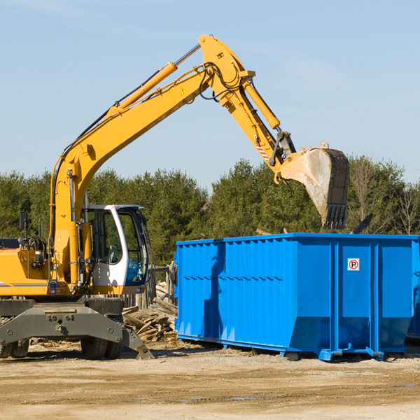 can i choose the location where the residential dumpster will be placed in Greenwood Texas